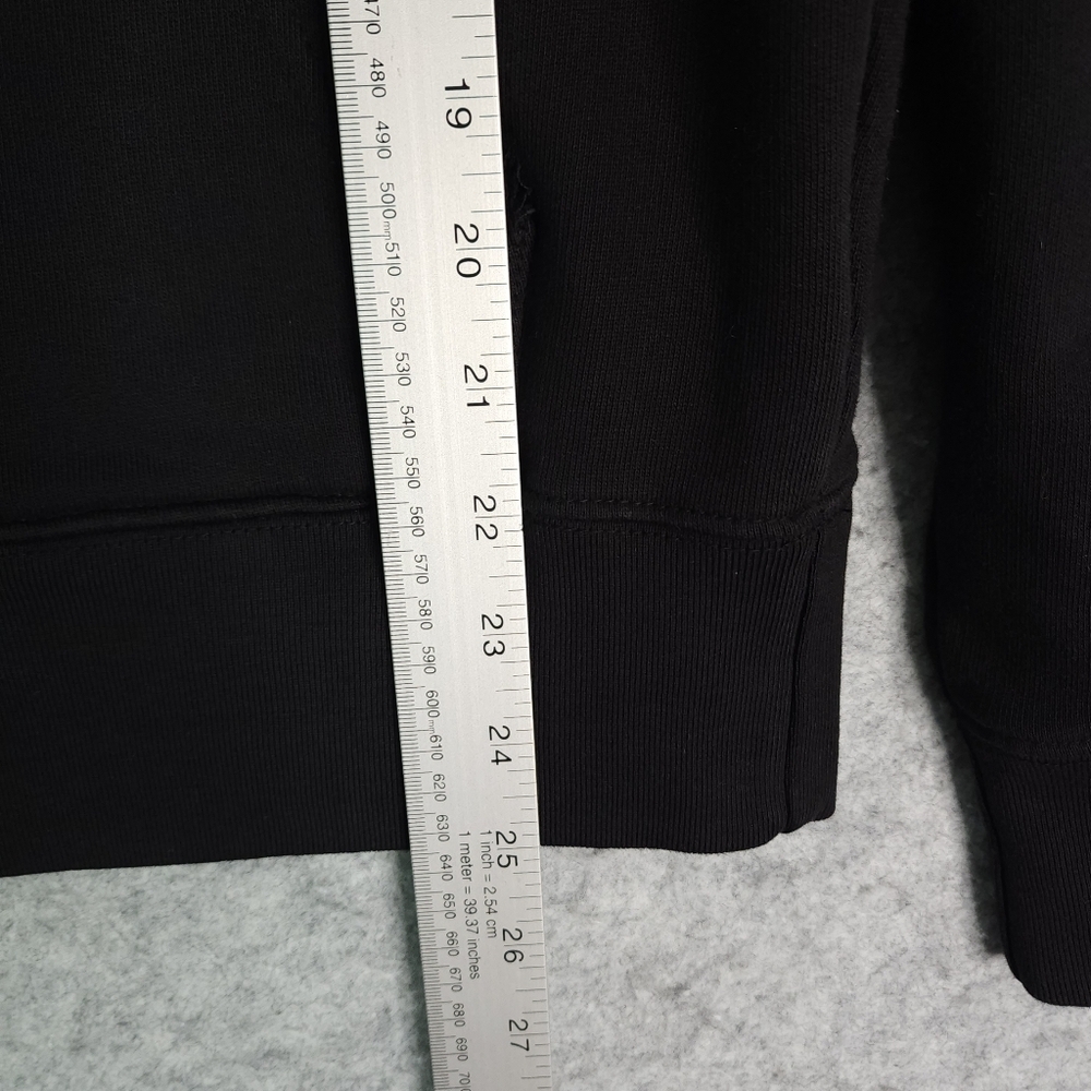 Zadig & Voltaire Clipper Skull Gold Foil Hoodie Pullover Sweatshirt In Black - Picture 7 of 7